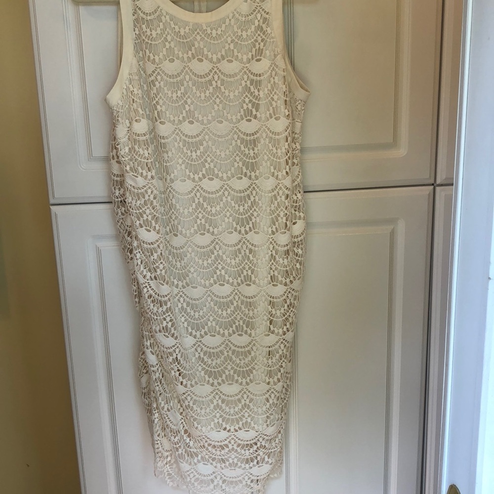 The Loft White dress
